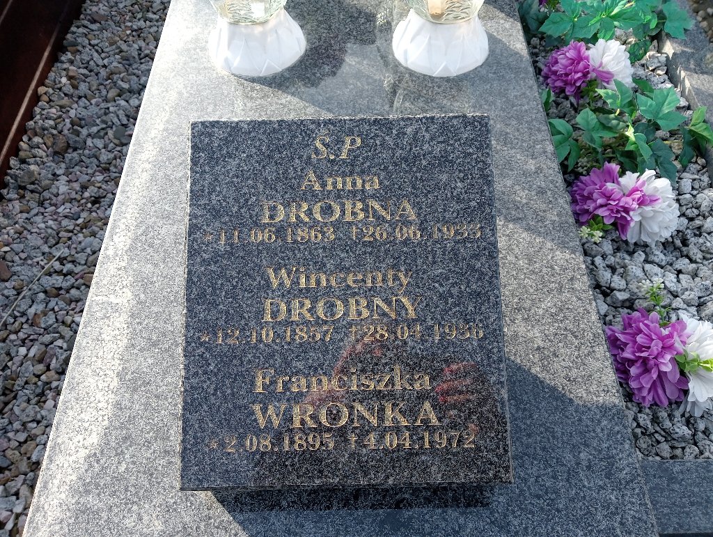 Franciszka Wronka 1895 Osielec - Grobonet - Wyszukiwarka osób pochowanych