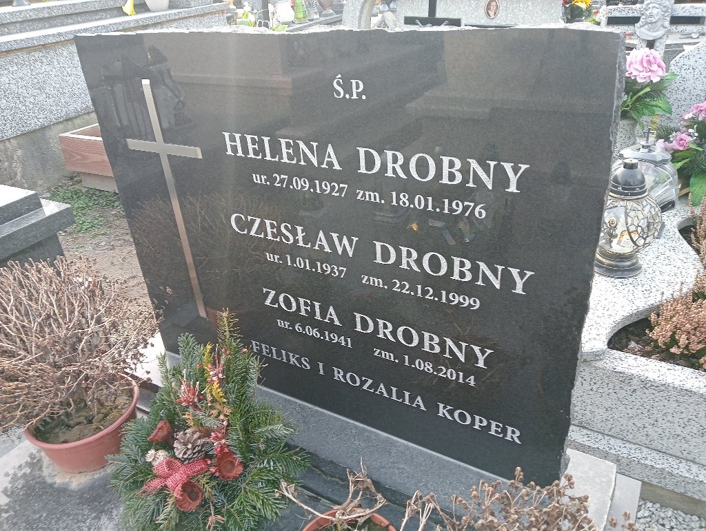 Czesław Drobny 1937 Osielec - Grobonet - Wyszukiwarka osób pochowanych