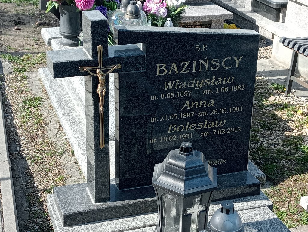 Anna Bazińska 1897 Osielec - Grobonet - Wyszukiwarka osób pochowanych